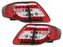 For 2009-2010 Toyota Corolla Altis LED Tail Light Brake Turn Signal - Red/Clear