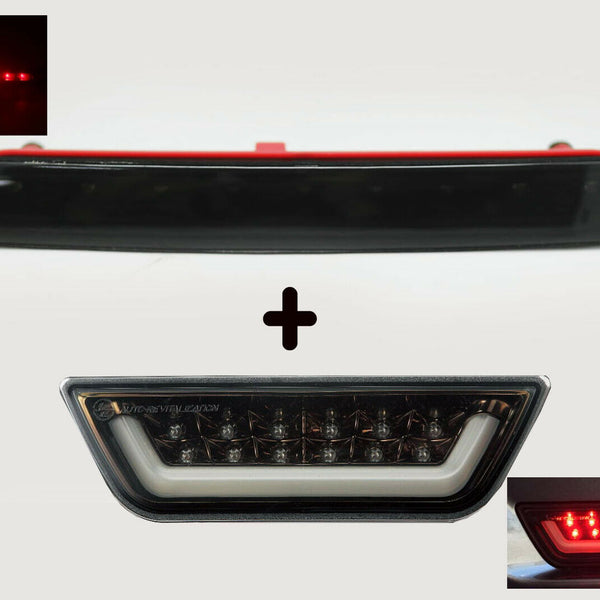 LT Pair LED DRL Rear lights Light Bar Suzuki Swift Sport 10-17 black smoke FZ NZ