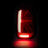 Jack Union LED Tail lights UK Flag For Mini Cooper Countryman R60 - Smoked Lens