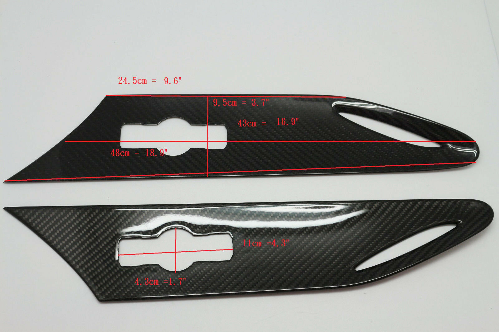 Carbon Fiber Side Fender Grille Grill Air Vents Cover For Toyota