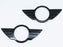 Mini Cooper Emblem Badge Cover. Front & Rear Emblem Cover. Mini Cooper Accessories - Works with 2007-2013 Mini Cooper S R55 R56 R57 Mk2